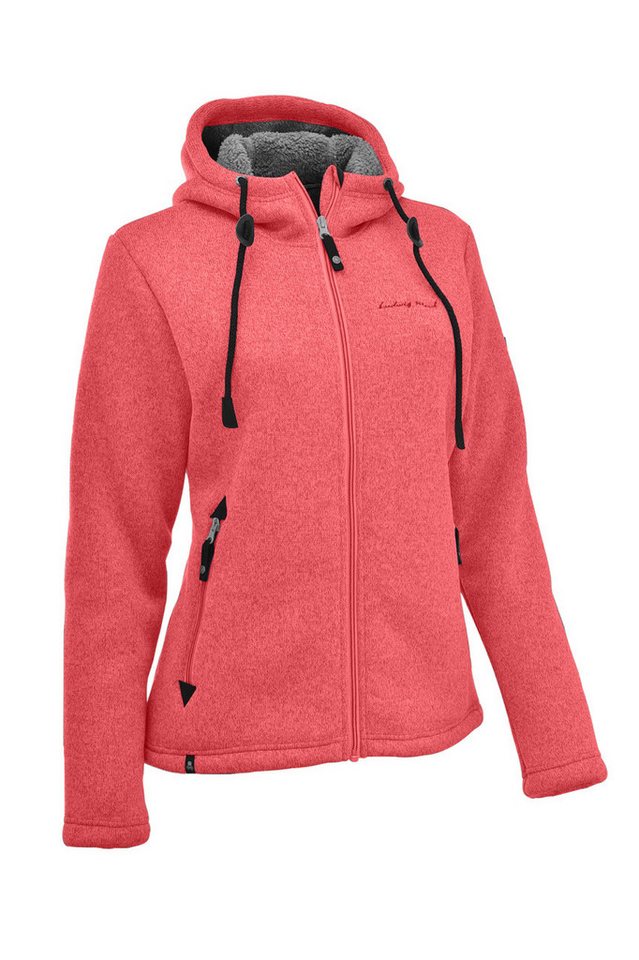 Maul Funktionsjacke Chieming - Strickfeecejacke+Ka LILA von Maul