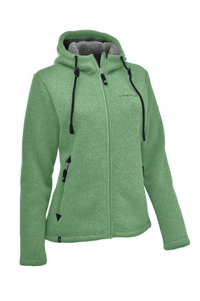 Maul Funktionsjacke Chieming - Strickfeecejacke+Ka PETROL von Maul