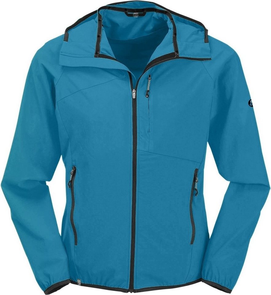 Maul Funktionsjacke Maul Alpelhorn II-Jacke elastic+Kap Herren Funktionsjacke blau von Maul