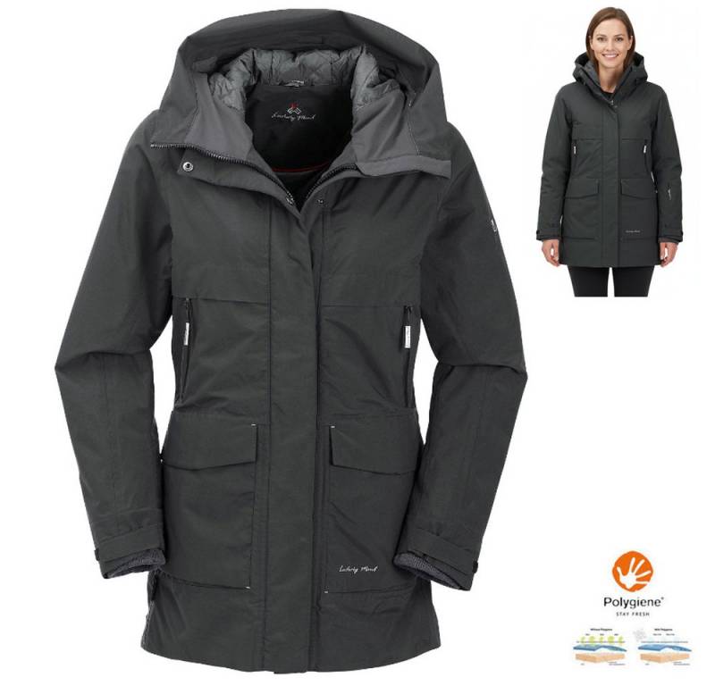 Maul Hardshelljacke MAUL - TYRA Megatex Wintermantel Regenparka, wasserdicht &wattiert von Maul