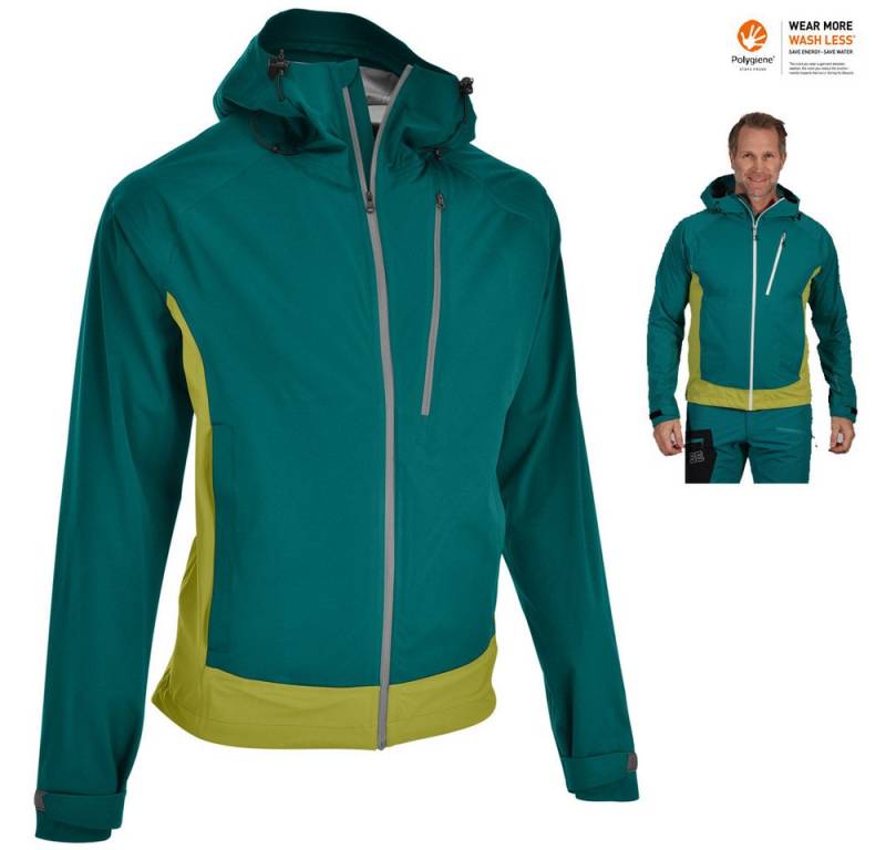 Maul Hardshelljacke Maul - Herren Funktionsjacke Zugspitze MTX 10.0 Regenjacke, green von Maul