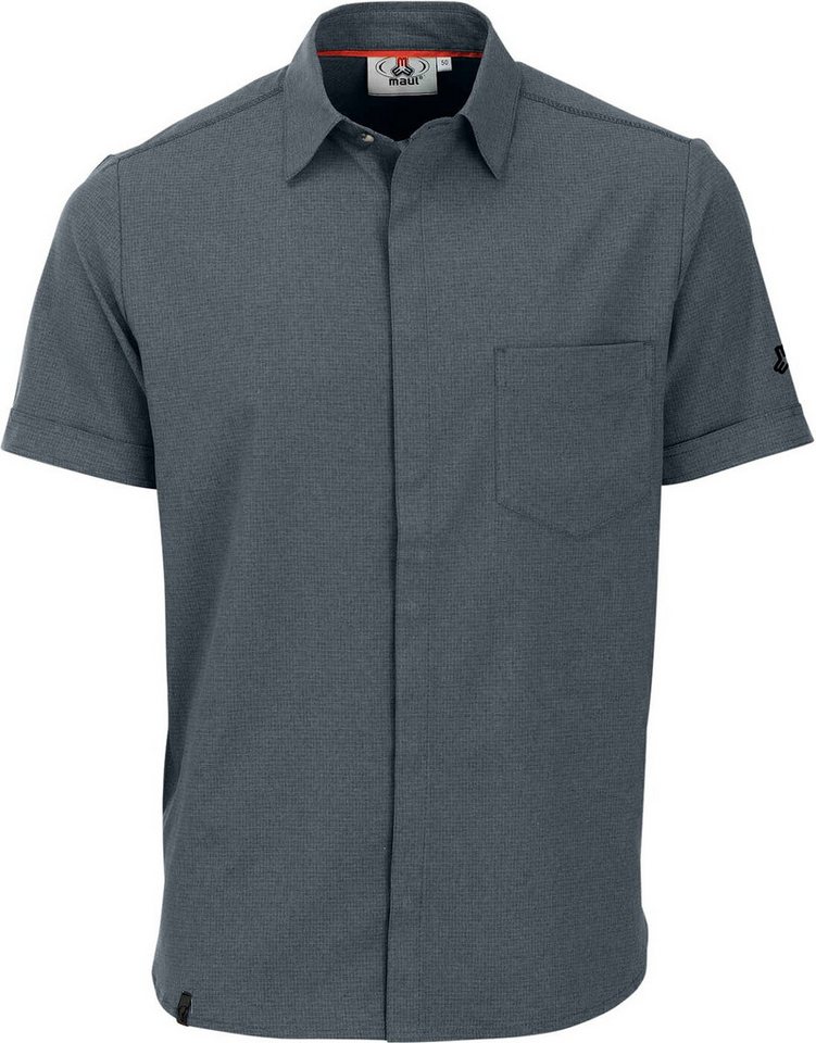 Maul Kurzarmhemd Herren Karohemd Coesfeld II - anthrazit von Maul