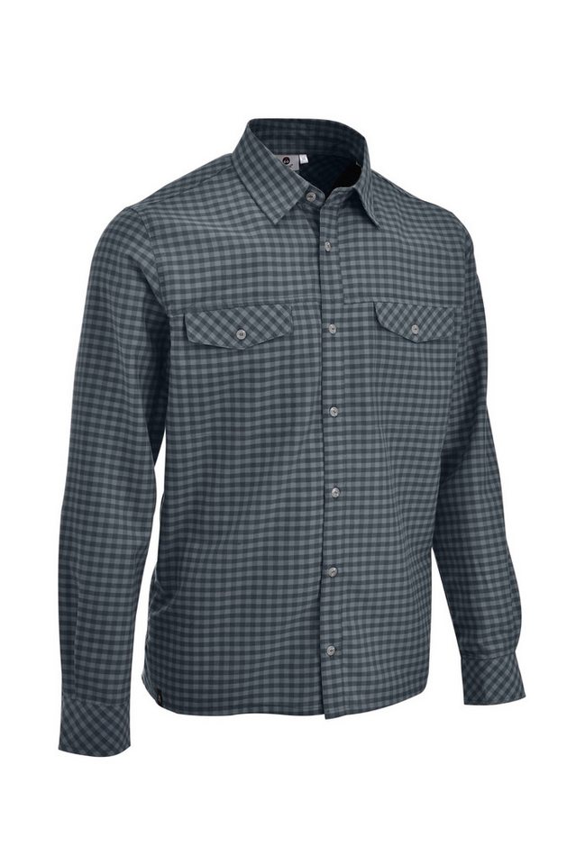 Maul Kurzarmhemd Schwandorf XT - 1/1 Flanellhem DARK GREY von Maul