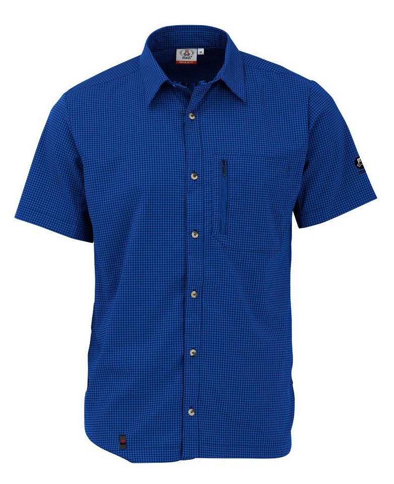Maul Kurzarmhemd Wander-Freizeit Irschenberg mit Brusttasche blau Herren von Maul