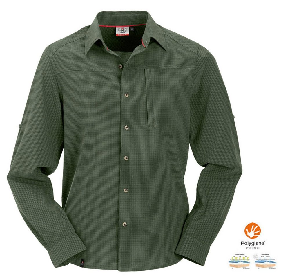 Maul Langarmshirt Maul - Veniv 3XT - Herren langarm Hemd Outdoorhemd, olive von Maul