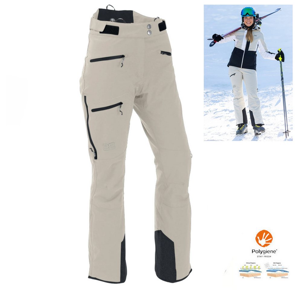 Maul Leggings Maul - Schneeflocke Damen Snowtex Megatex 10.0 Skihose, beige von Maul