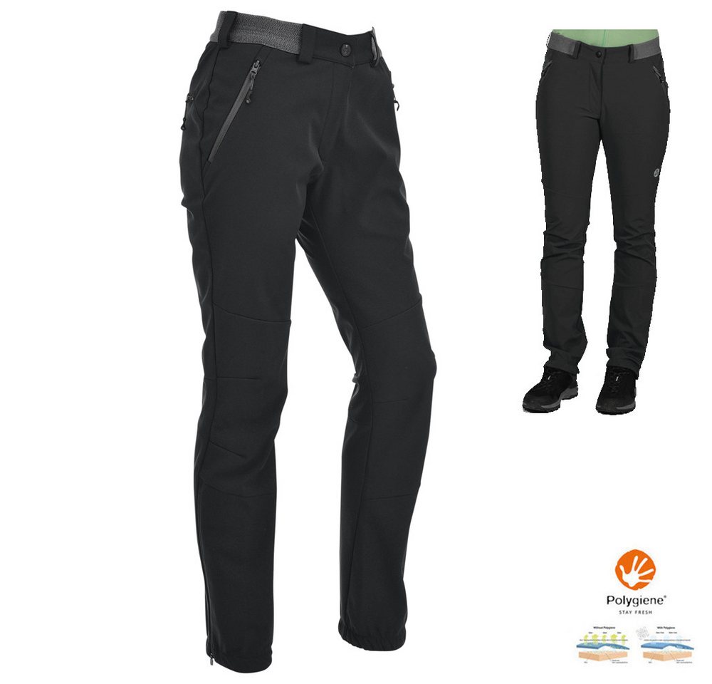 Maul Leggings Maul Sport Gran Paradiso 2XT 10.0 Damen Hybrid-Softshellhose, schwarz von Maul