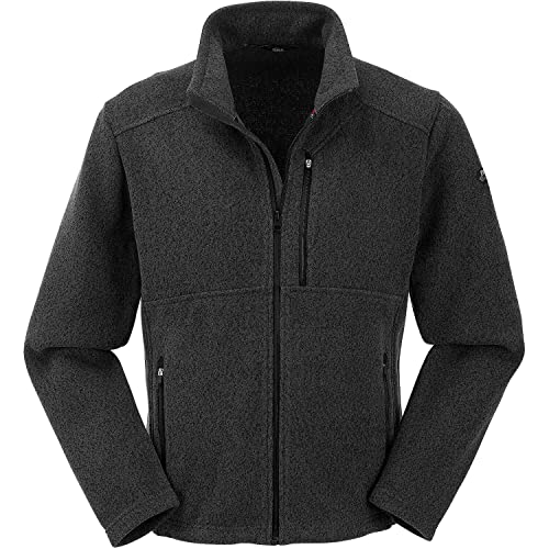 Maul Oberstorf Herren Fleece Jacke in Übergrößen, Schwarz, 60 von Maul