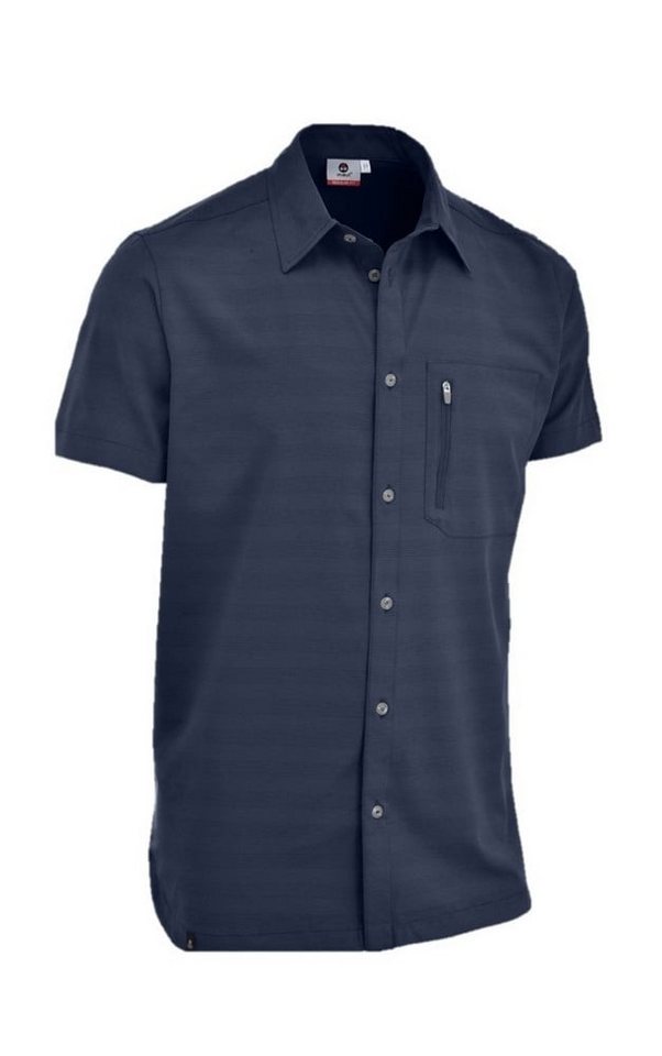 Maul Outdoorhemd Wanderhemd Irschenberg XT Kurzarm (mit Brusttasche) dunkelblau Herren von Maul