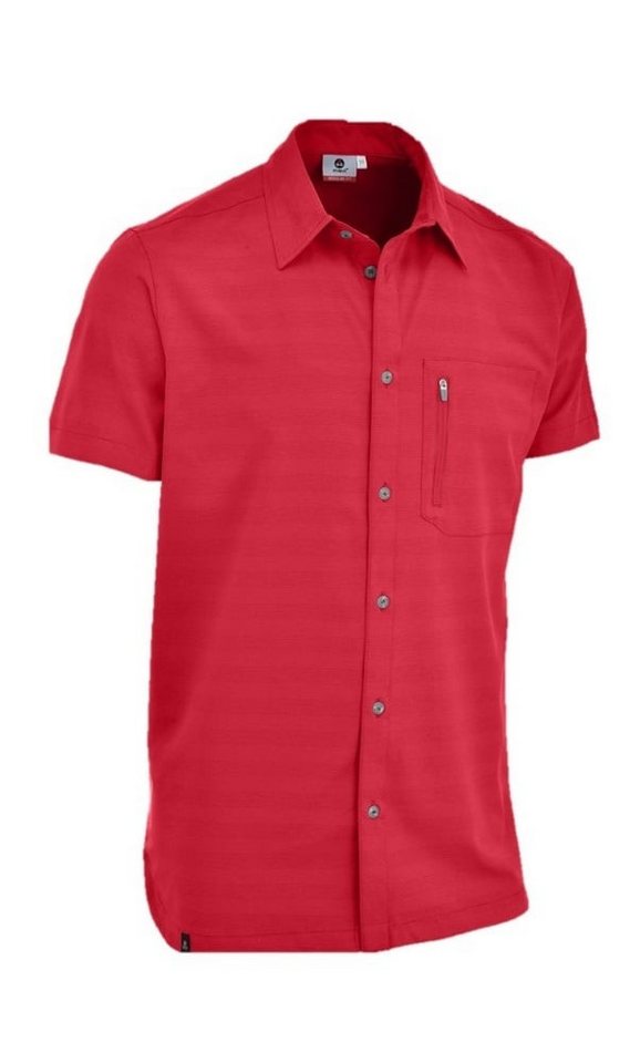 Maul Outdoorhemd Wanderhemd Irschenberg XT Kurzarm (mit Brusttasche) rot Herren von Maul