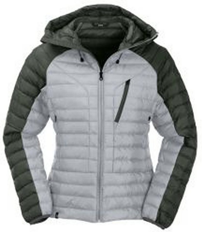 Maul Outdoorjacke Annaberg - Steppjacke + Kapuze hellgrau von Maul