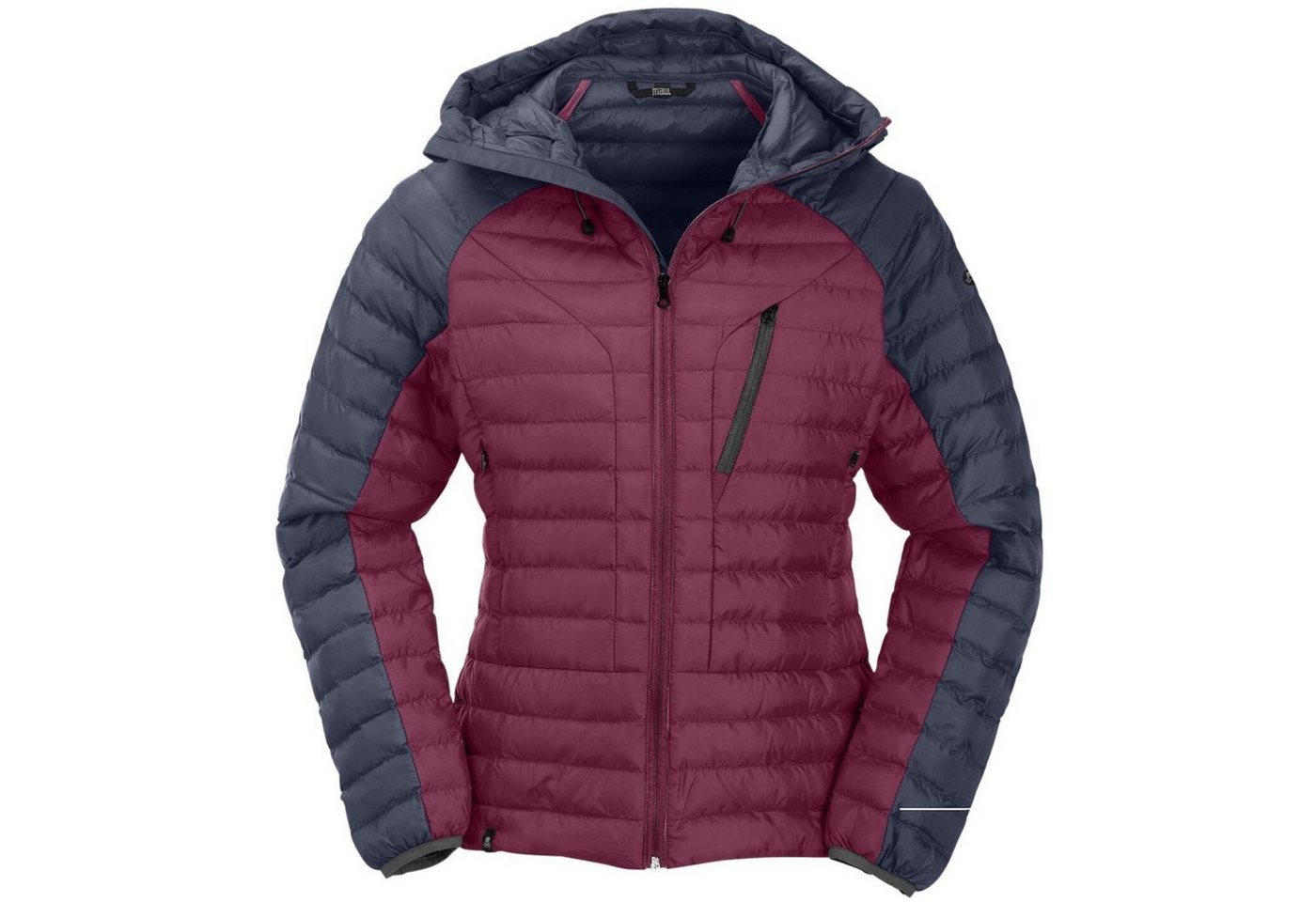 Maul Outdoorjacke Annaberg - Steppjacke + Kapuze lila/grau von Maul