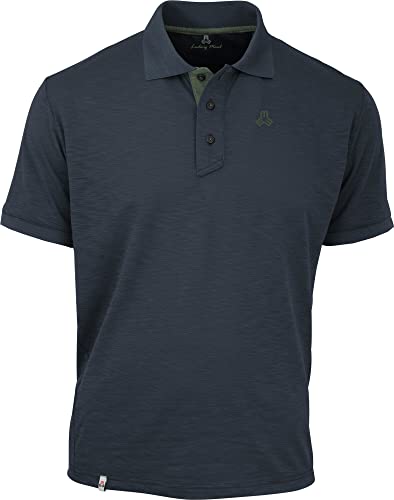Maul Polos Herren Polo Ares II-1/2 Polohemd Blue 60 von MAUL