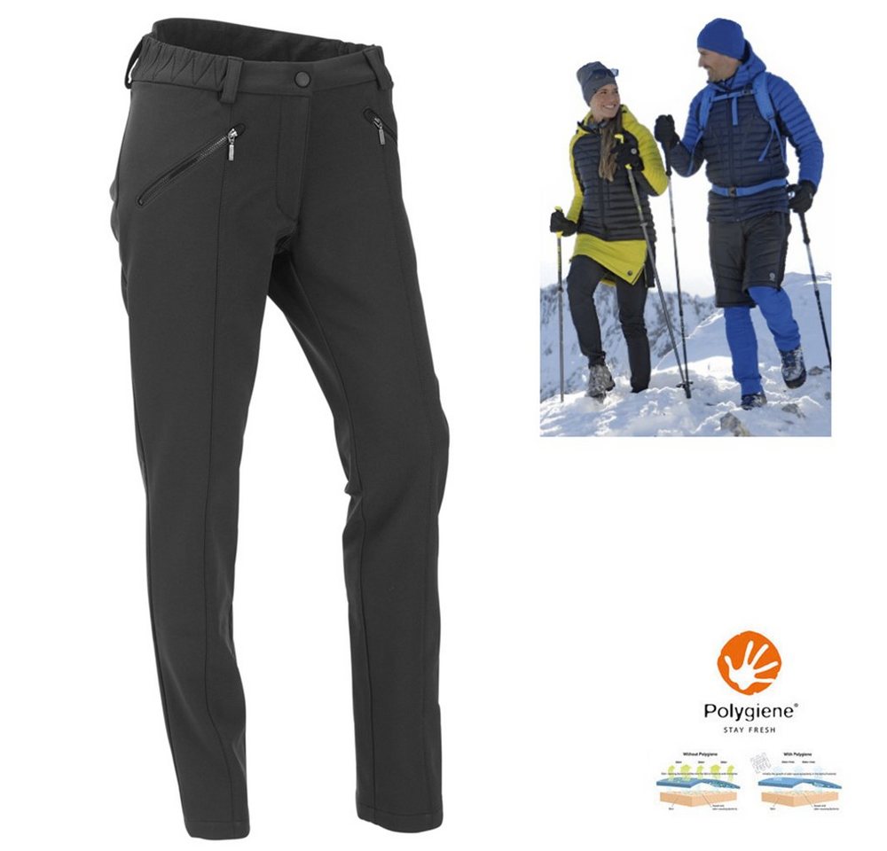 Maul Skihose Maul - Friedberg Damen Softshellhose Outdoorhose, schwarz von Maul