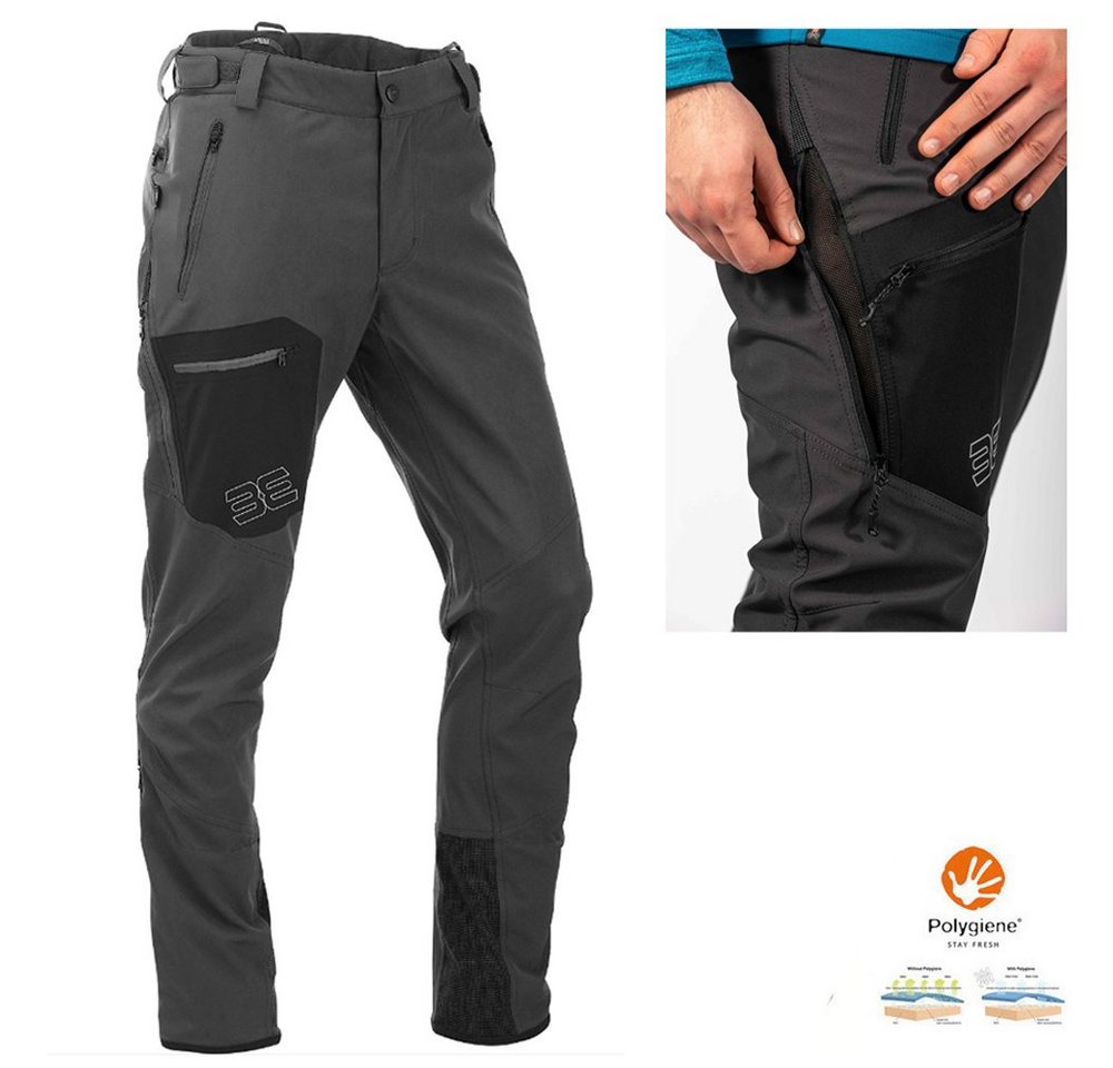 Maul Skihose Maul - Seilschaft 2 - Herren Softshell Tourenhose, grau von Maul