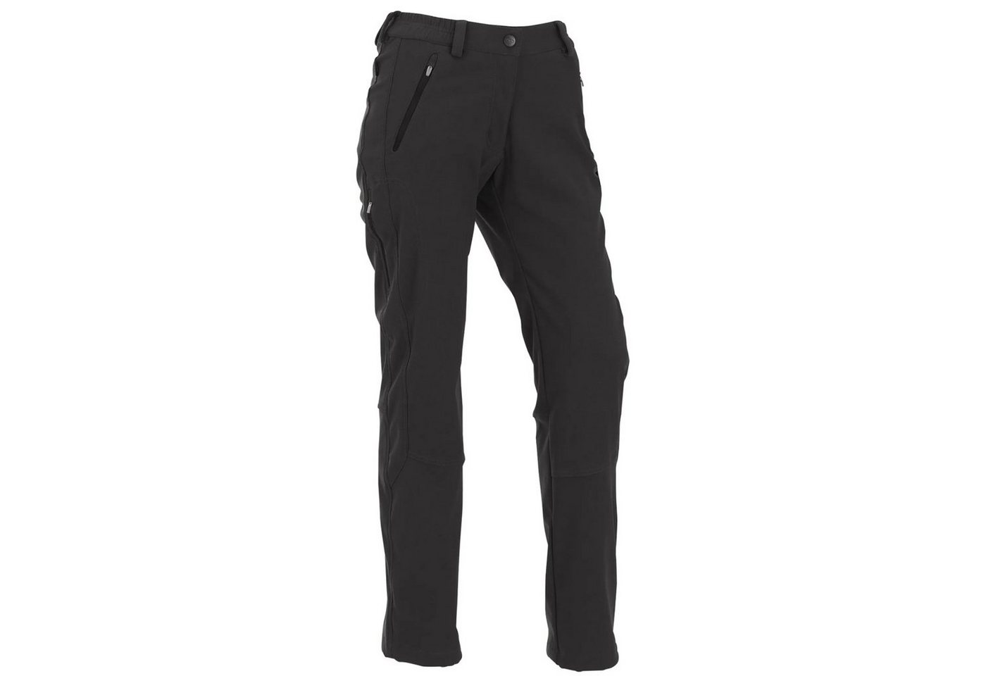 Maul Softshellhose Klosters REC-lange Damen Softshell-Wanderhose schwarz von Maul