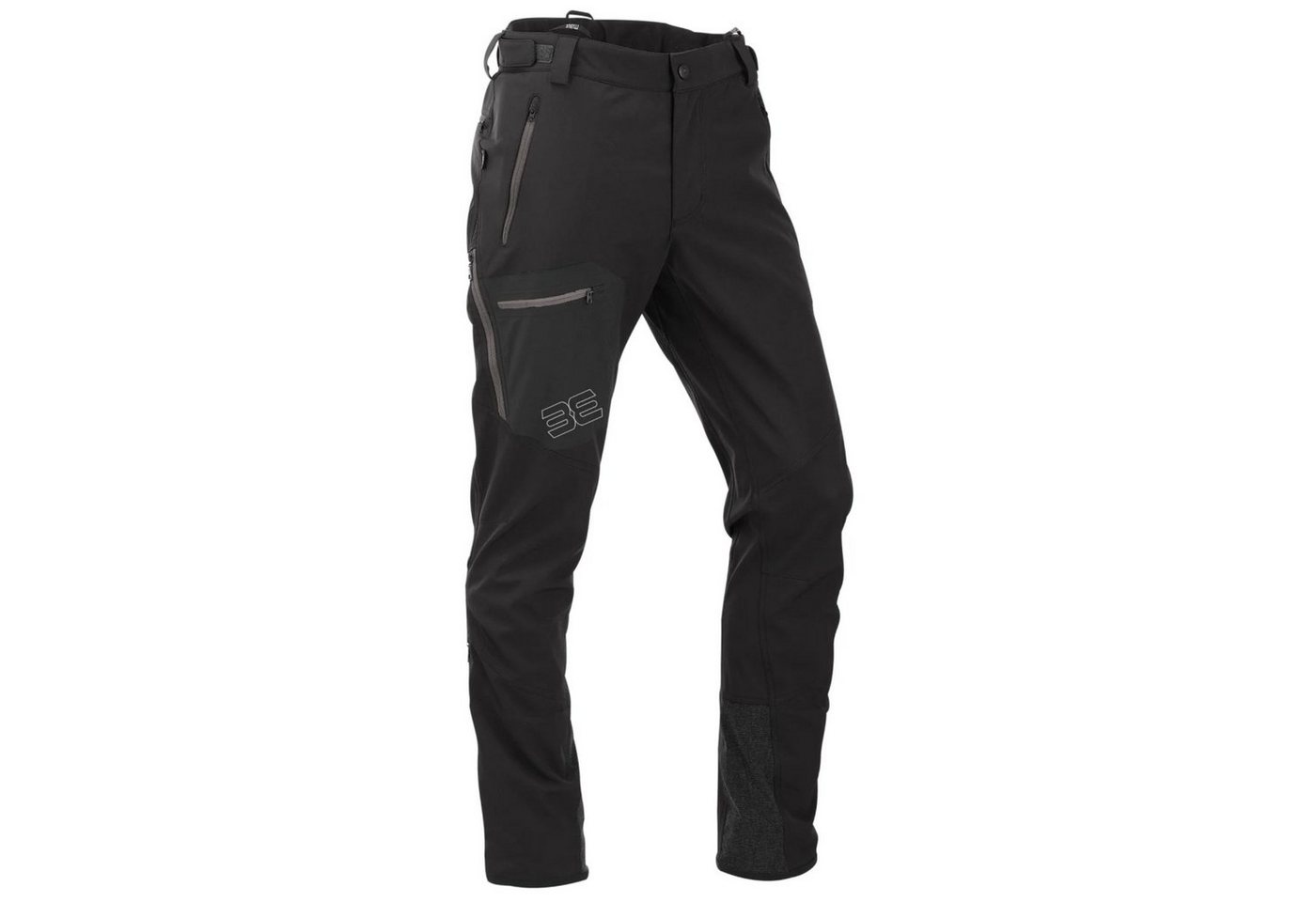 Maul Softshellhose Seilschaft - Herren Softshell-Tourenhose schwarz von Maul