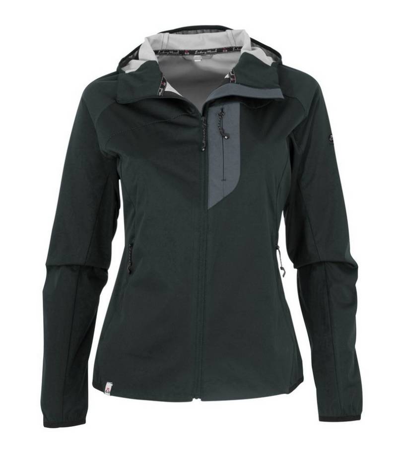 Maul Softshelljacke Wildbarren 3.0 (wind- und wasserdicht) schwarz Damen von Maul