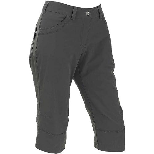 Maul Sport Damen Caprihose Rennes Steingrau 48 von Maul