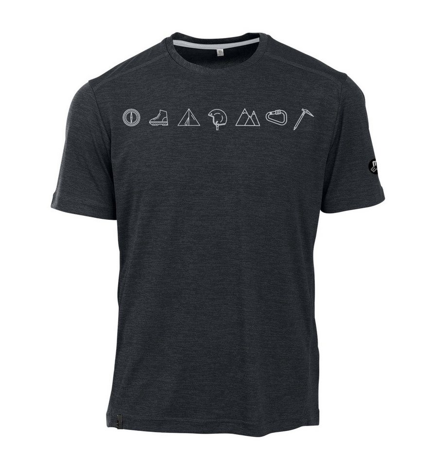 Maul T-Shirt Grinberg T-Shirt black melange von Maul