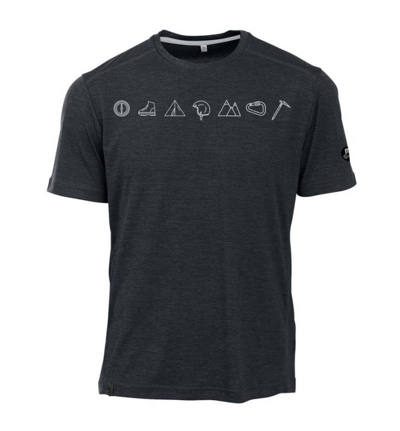 Maul T-Shirt Grinberg T-Shirt black melange von Maul