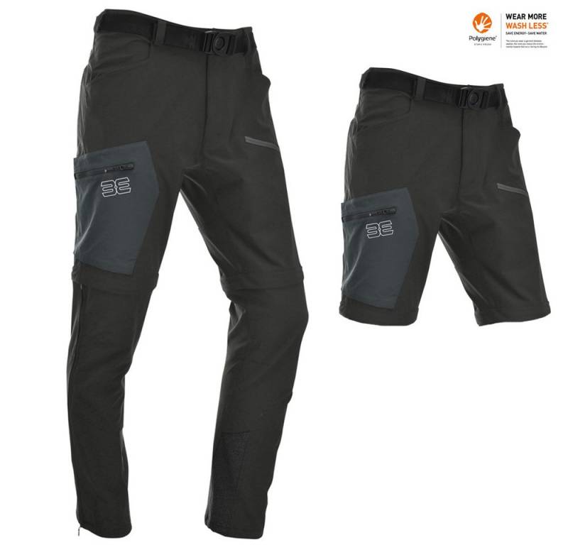 Maul Trainingstights Maul - EIGER ULTRA T-ZIP - Herren Allround 3in1 Outdoorhose, schwarz von Maul