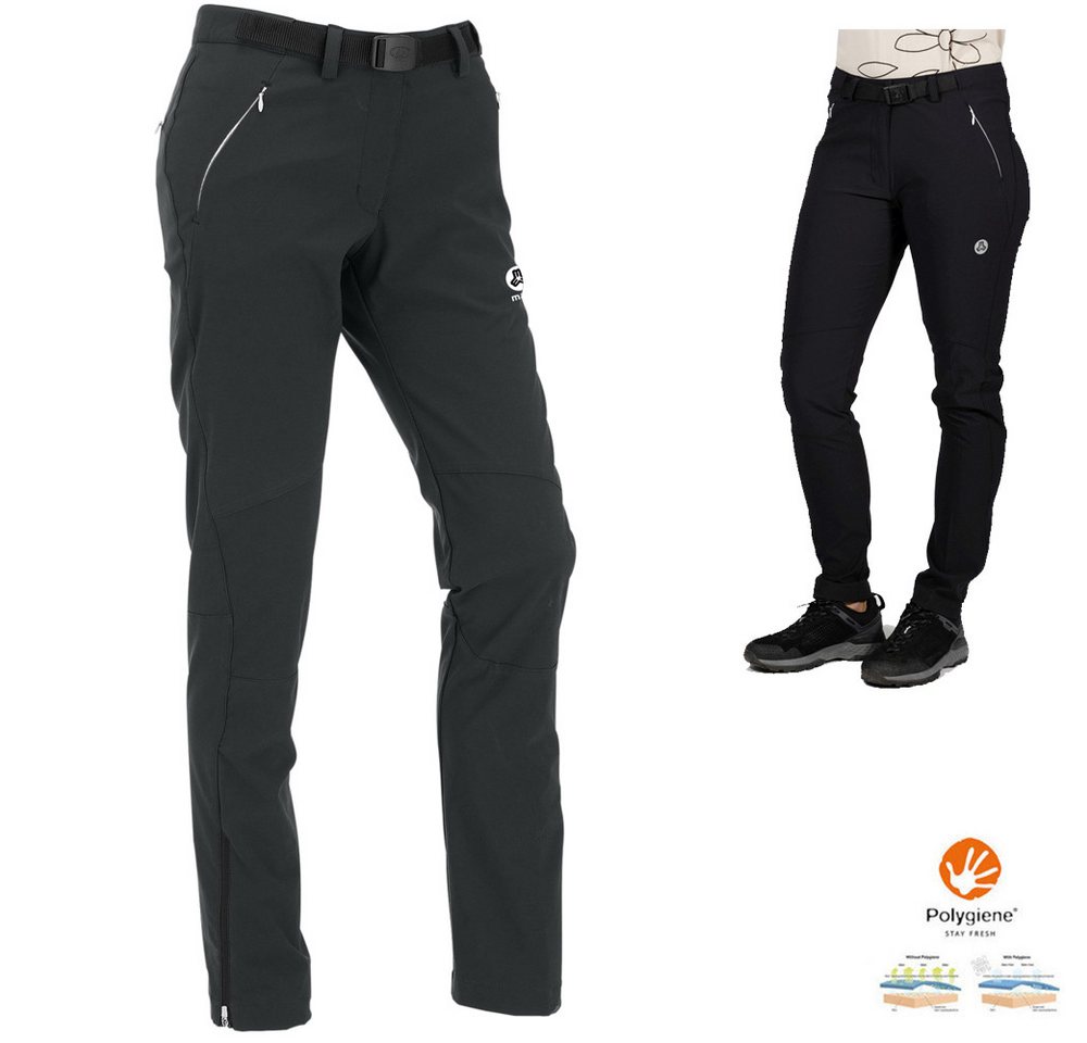 Maul Trainingstights Maul - Peak Perle Damen warme Softshellhose Trekking Hose, schwarz von Maul
