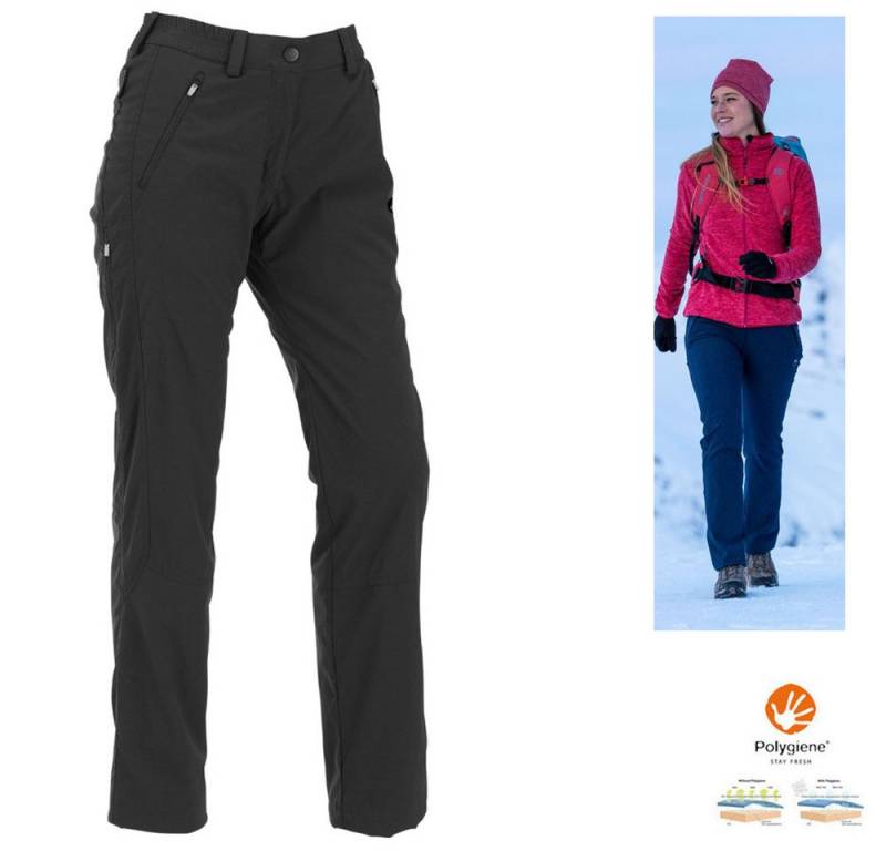 Maul Trainingstights Maul - Sarek REC - Damen Megaliner warme Softshellhose, schwarz von Maul