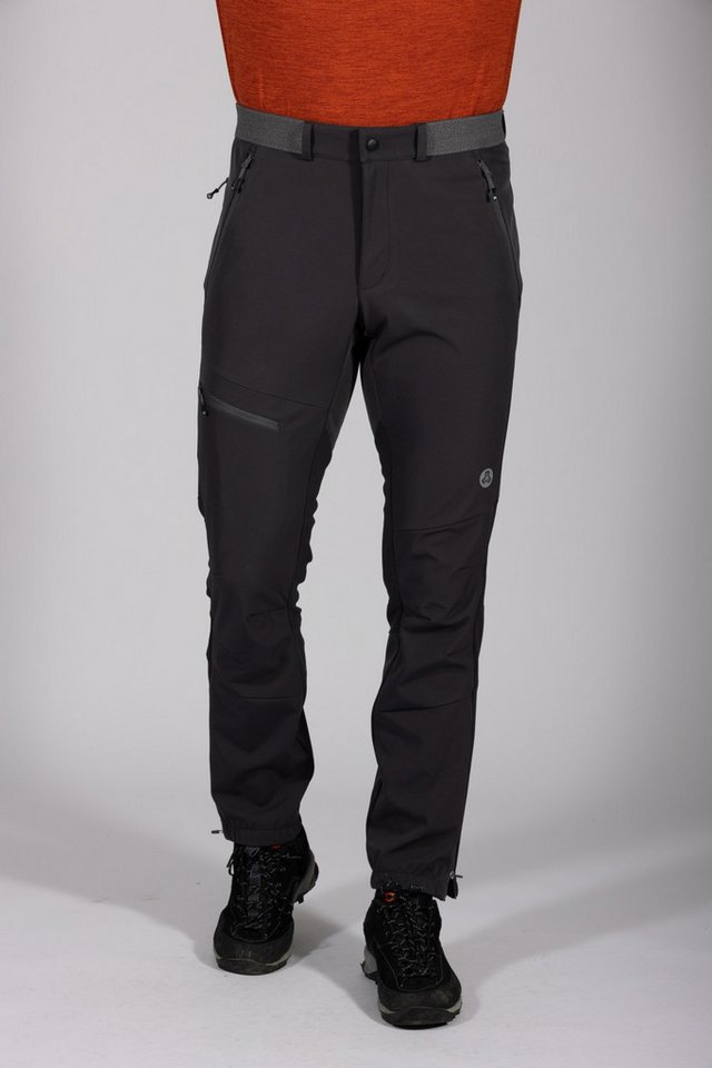 Maul Trekkinghose Balmhorn XT 10.0 Hybrid Softshell Hose grau von Maul