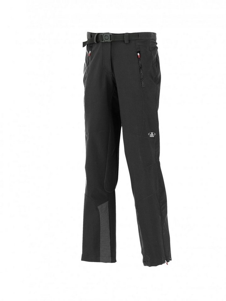 Maul Trekkinghose Gaisstein - Damen Softshellhose schwarz von Maul