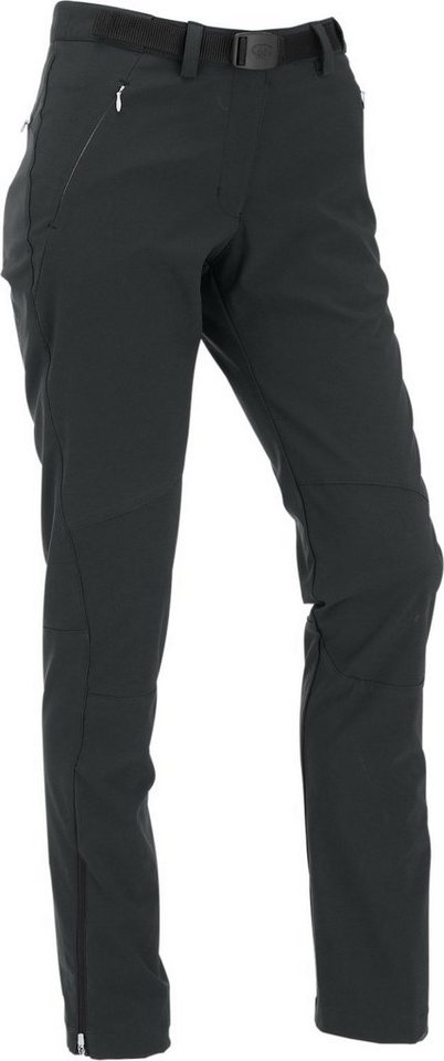 Maul Trekkinghose Peak Perle Damen Softshell-Trekking Hose schwarz von Maul