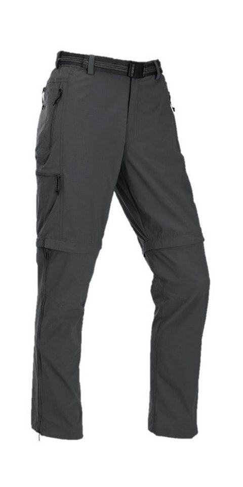 Maul Trekkinghose Quebec XT T-Zipp-Off (lange Hose und Bermudas in einem) dunkelgrau von Maul