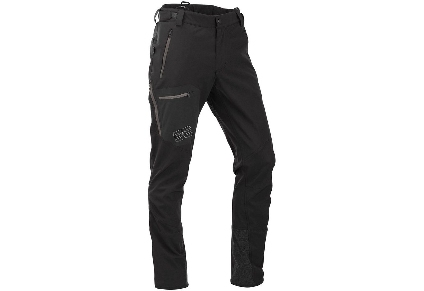 Maul Trekkinghose Seilschaft - Herren Softshell-Tourenhose black von Maul