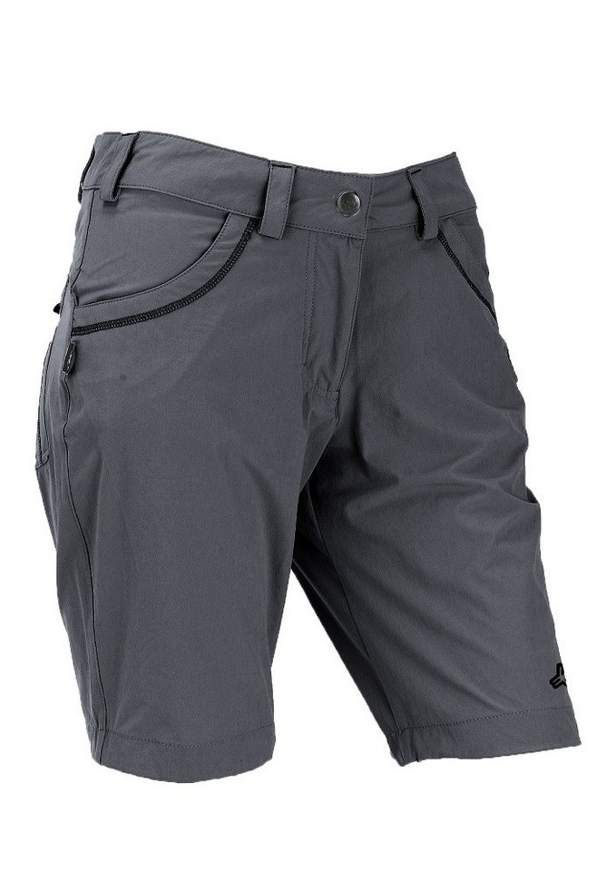 Maul Trekkinghose Wanderhose Bermuda Rimini kurz grau Damen von Maul