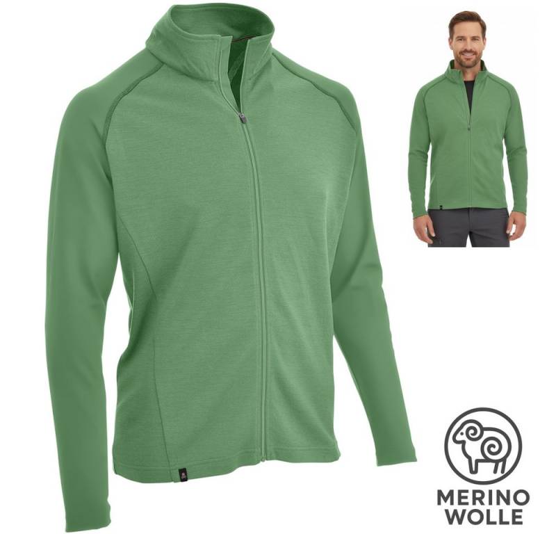 Maul Trekkingjacke MERINOWOOL - Herren Maul Wolljacke Merino Jacke Translarna, green Maul Trekkingjacke MERINOWOOL - Herren Maul Wolljacke Merino Jacke Translarna, green von Maul