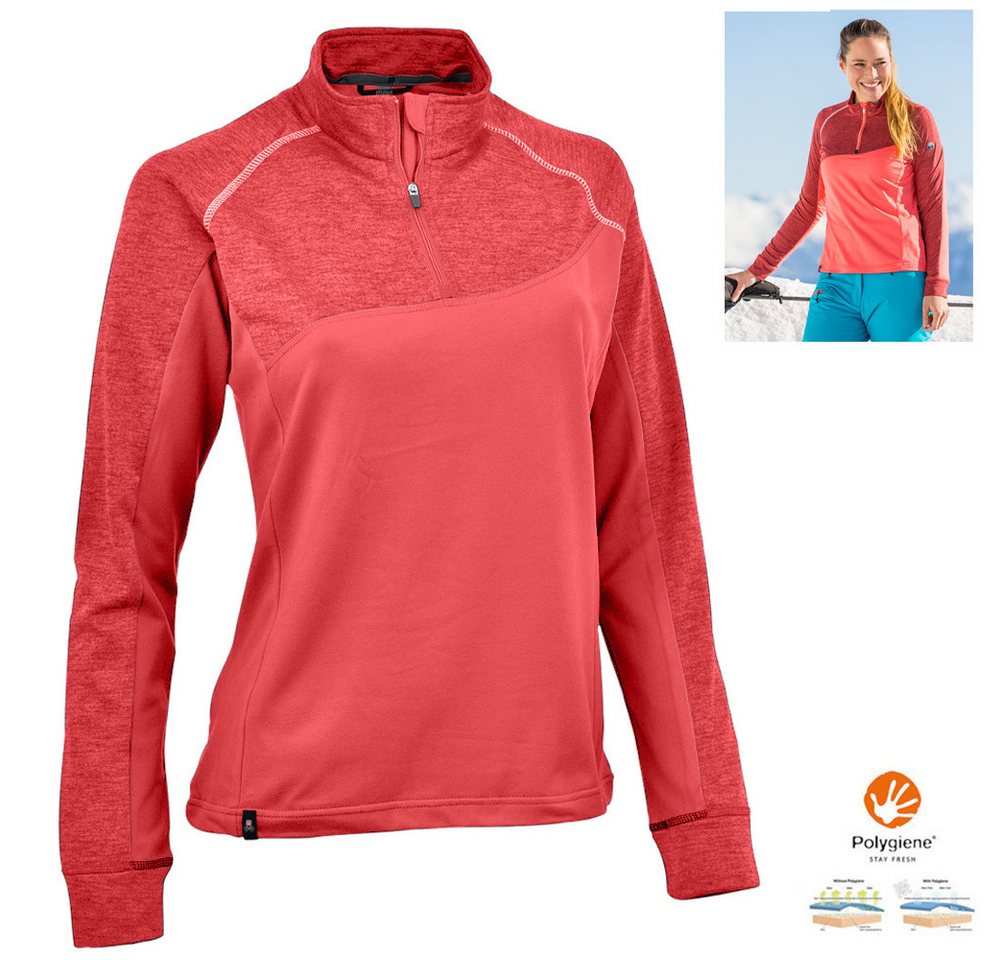 Maul Trekkingjacke Maul - Nettetal fresh Damen Fleece Sport Langarmshirt, coral von Maul