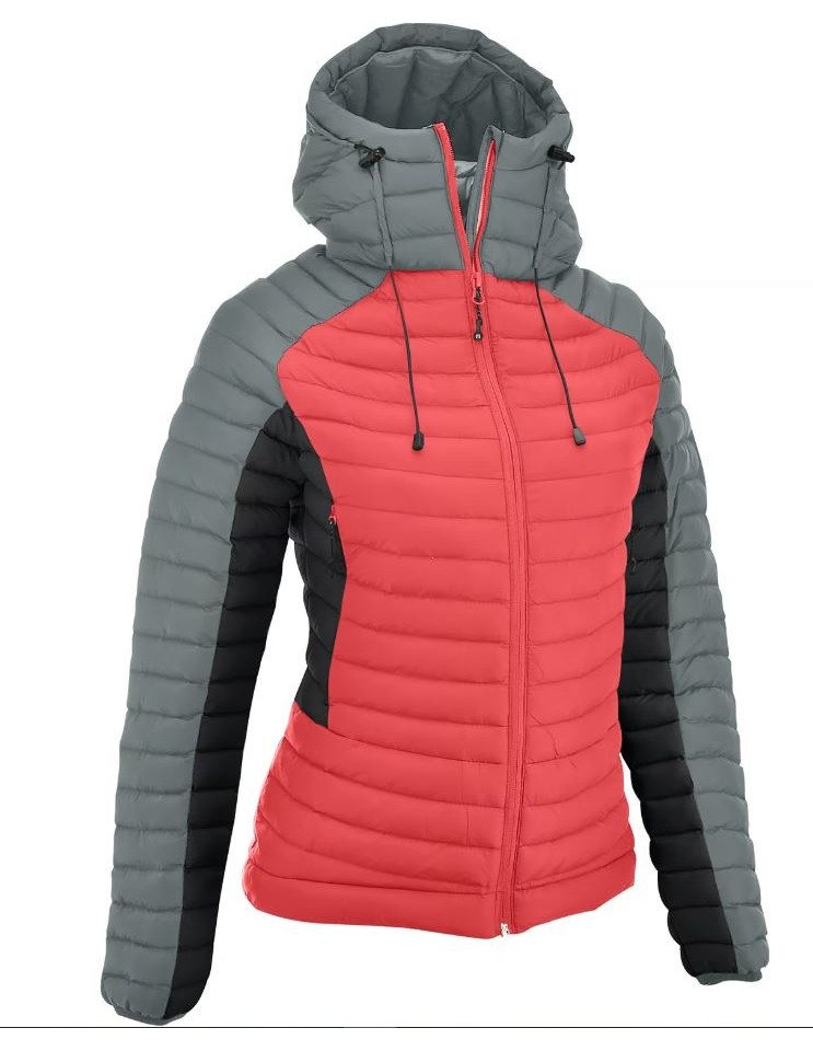 Maul Winterjacke Saas Fee Rec. Stepp Thermo Jacke coral/light grey von Maul