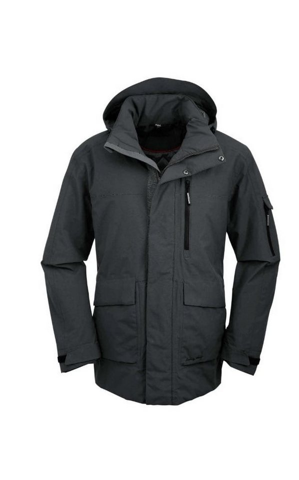 Maul Winterjacke Winter-Funktionsparka Breitenstein Megatex mit Kapuze dunkelgrau von Maul