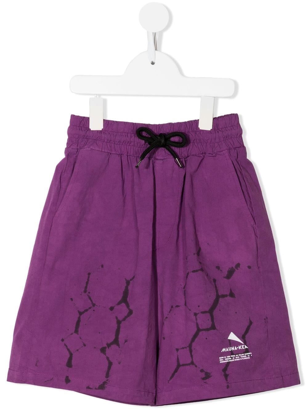 Mauna Kea Bermudas mit Waben-Print - Violett von Mauna Kea