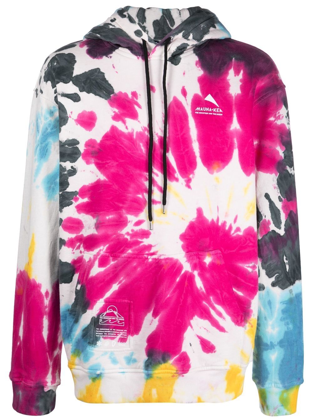 Mauna Kea Hoodie mit Batikmuster - Rosa von Mauna Kea