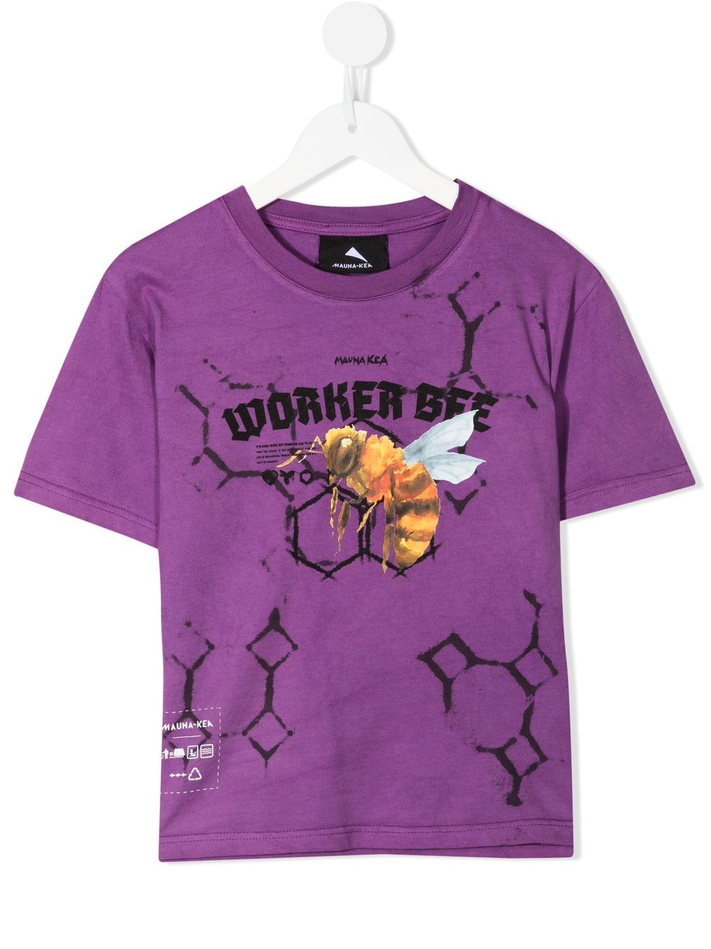 Mauna Kea T-Shirt mit grafischem Print - Violett von Mauna Kea
