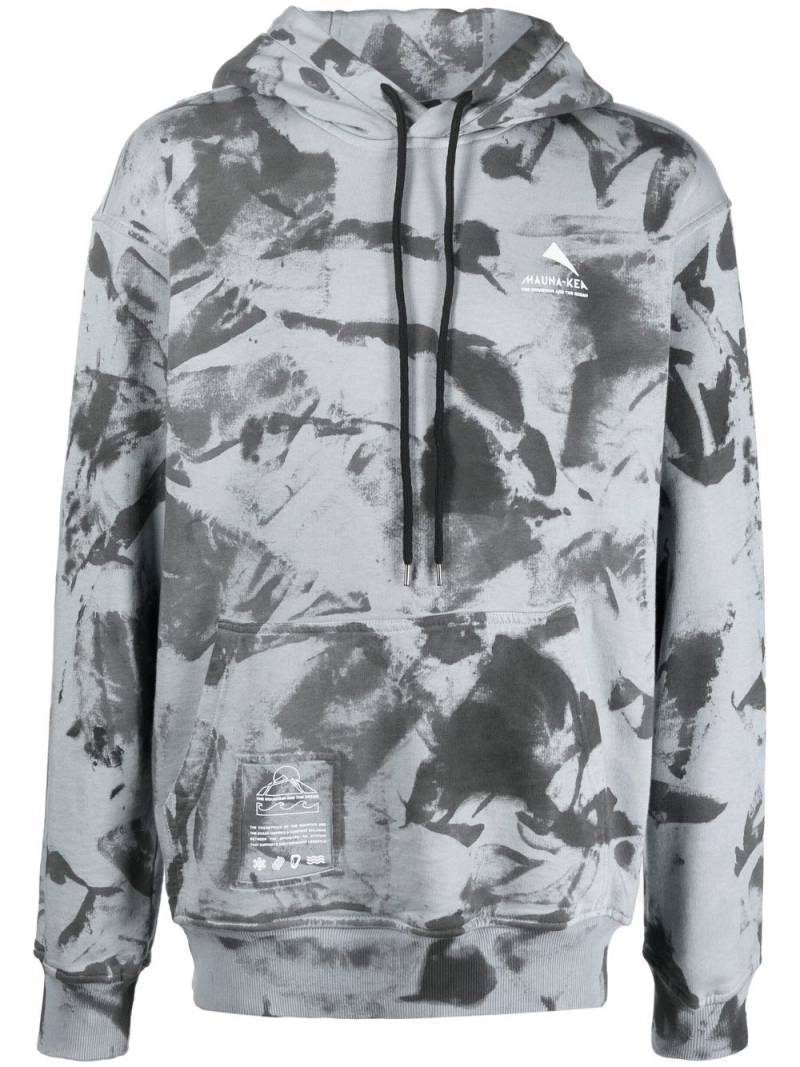 Mauna Kea Hoodie mit Logo-Print - Grau von Mauna Kea