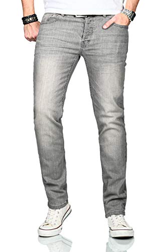 Maurelio Modriano Herren Jeans Hose Basic Stretch Jeanshose Regular Slim [MM-007-W29-L32] von Maurelio Modriano