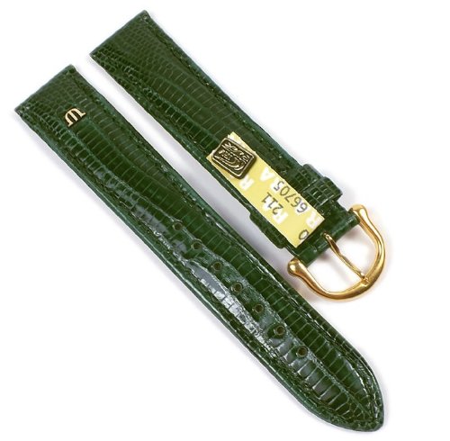 Maurice Lacroix Ersatzband Uhrarmband Echt Teju-Eidechsen-Leder Grün 21552G, Stegbreite:18mm von MAURICE LACROIX