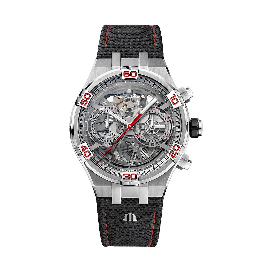 Maurice Lacroix Herrenuhr Aikon Chronograph Skeleton AI6098-SS001-091-2 von Maurice Lacroix