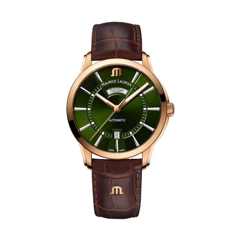 Maurice Lacroix Herrenuhr Pontos Day Date Bronze PT6358-BRZ01-63E-3 von Maurice Lacroix
