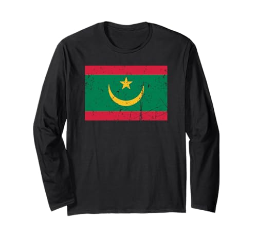 Mauretanien Flagge Grafik für Männer Frauen Kinder Langarmshirt Mauretanien Flagge Grafik für Männer Frauen Kinder Langarmshirt von Mauritania Flag Graphic Store