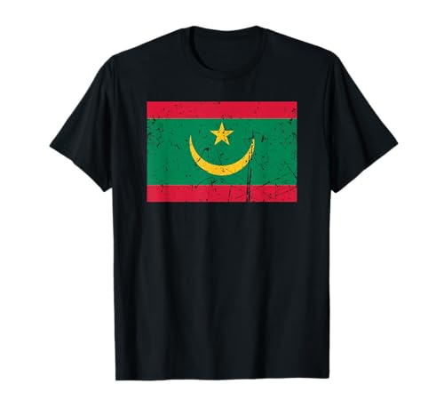 Mauretanien Flagge Grafik für Männer Frauen Kinder T-Shirt von Mauritania Flag Graphic Store