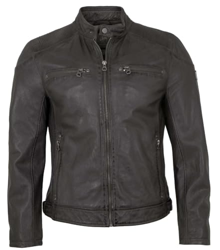 Mauritius Gipsy by Herren Echtleder Lederjacke Lammnappa Anthracite Größe M von Mauritius
