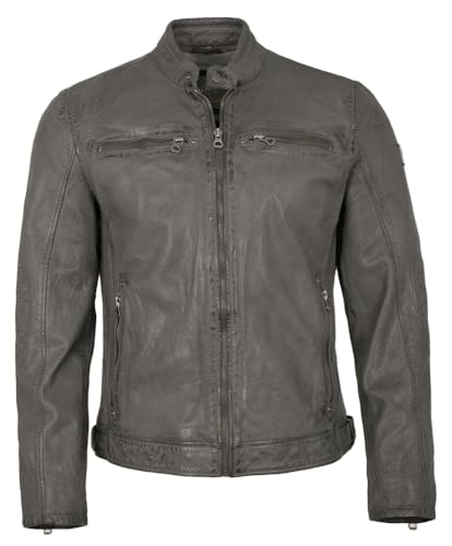 Mauritius Gipsy by Herren Echtleder Lederjacke Lammnappa grau Größe L von Mauritius